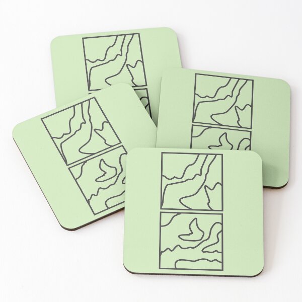 Item preview, Topographic map lines and circle abstract art designed and sold by Ceylon380.