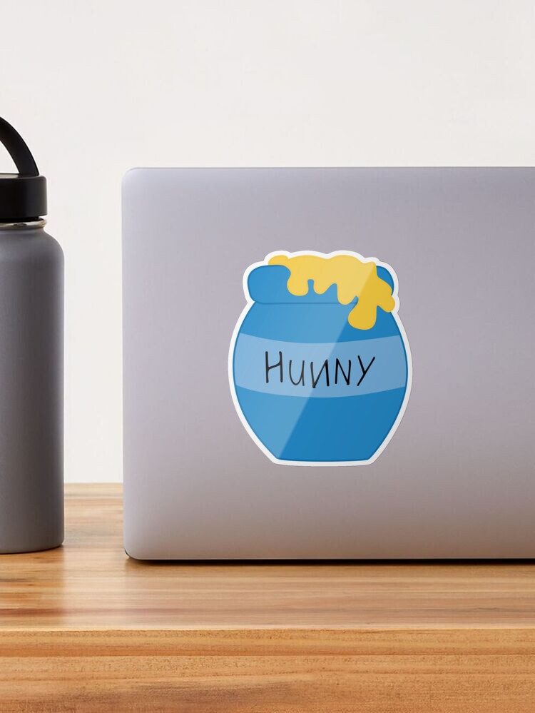 Hunny Pot © GraphicLoveShop Sticker for Sale by graphicloveshop