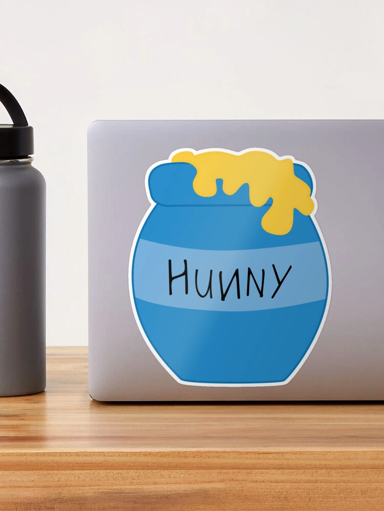 Hunny Pot © GraphicLoveShop Sticker for Sale by graphicloveshop
