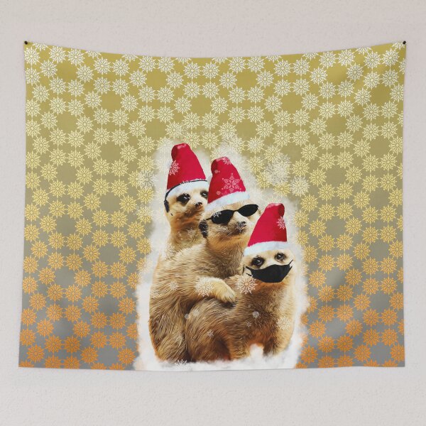 Item preview, Christmas Meerkats here-see-speak no evil designed and sold by LRGraphics.