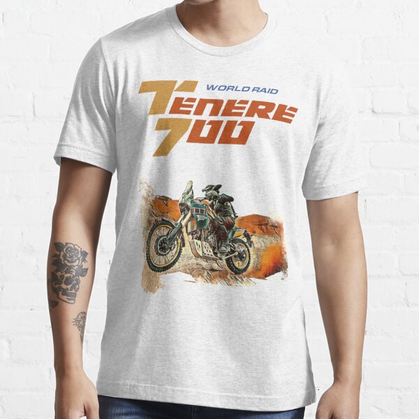 Official Yamaha Tenere 700 Rally Blue Race XS Men's 'Namib' T-Shirt