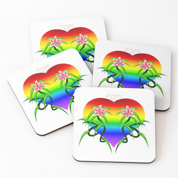 Item preview, Love My Lily Heart in Rainbow designed and sold by Roger R Cormier.