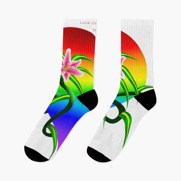 Item preview, Love My Lily Heart in Rainbow designed and sold by Roger R Cormier.