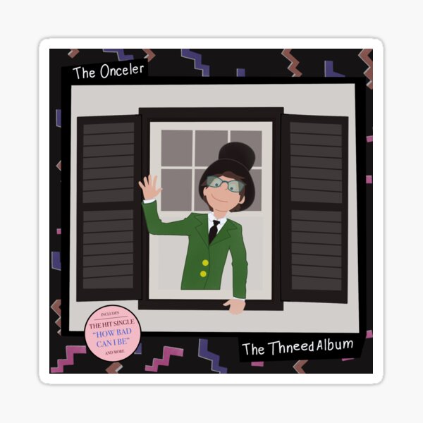 An Incredibly Normal Album Sticker
