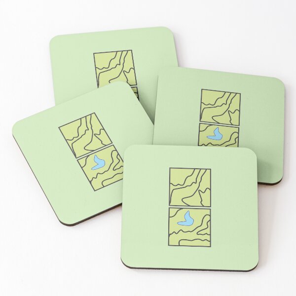 Item preview,  Topographic map lines and circle abstract color art designed and sold by Ceylon380.