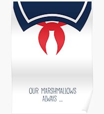 Ghostbusters Minimalist Series - Stay Puft Marshmallow Man Poster