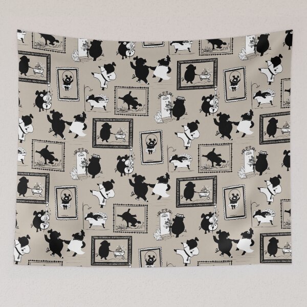 Item preview, Piggy Pighouettes on Sepia designed and sold by Christine Philbrick.