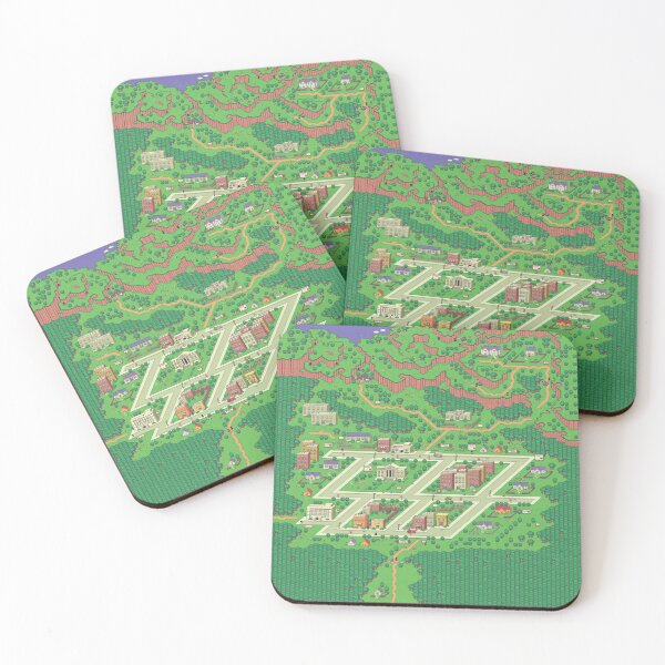 Item preview, Earthbound Onett Map designed and sold by Biochao.