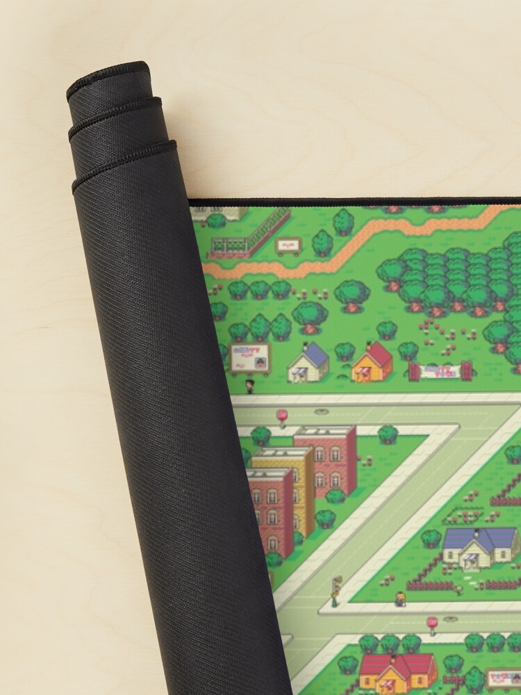 "Earthbound Map" Mouse Pad for Sale by Biochao Redbubble
