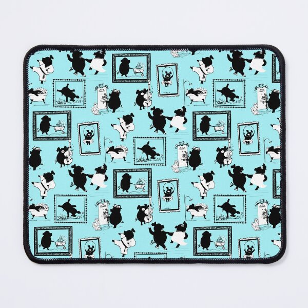 Item preview, Piggy Pighouettes on Aqua designed and sold by Christine Philbrick.