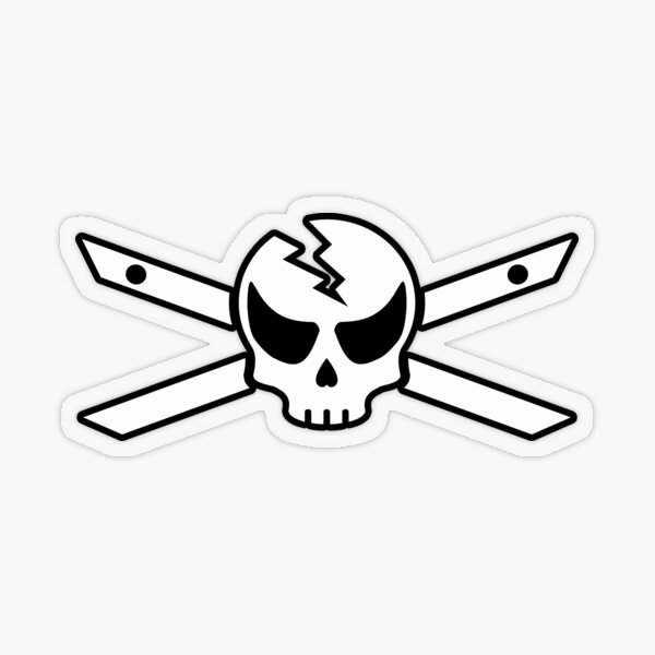 Onewheel Crossbones Transparent Sticker