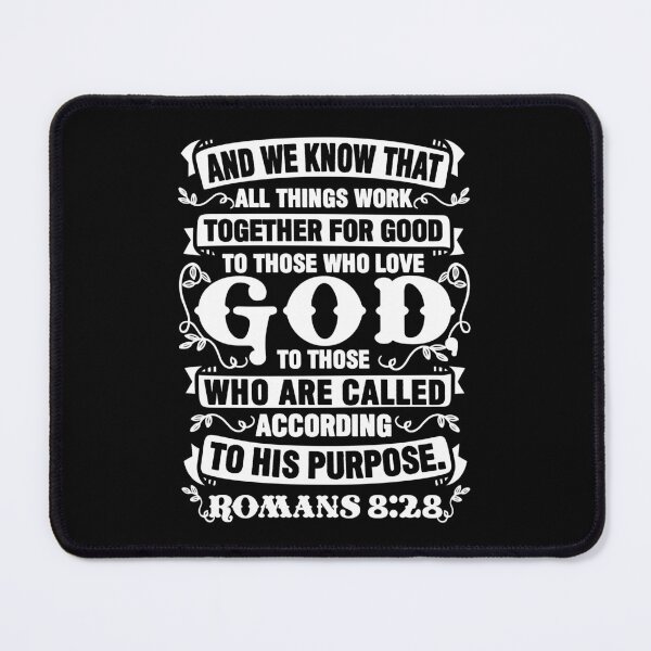 Item preview, Romans 8:28 All Things Work Together For Good To Those Who Love God designed and sold by plushism.
