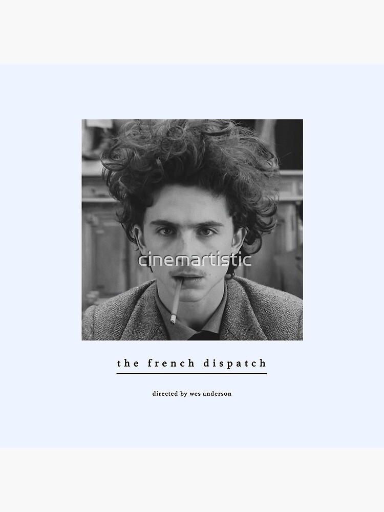 The French Dispatch (Wes Anderson) Timothée Chalamet, Saoirse Ronan, Lea  Seydoux Tote Bag by cinemartistic
