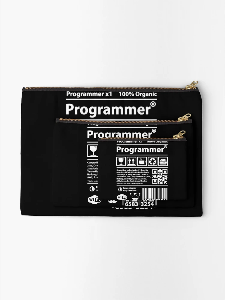 Thumbnail 2 of 4, Zipper Pouch, Programmer designed and sold by JACK POT.