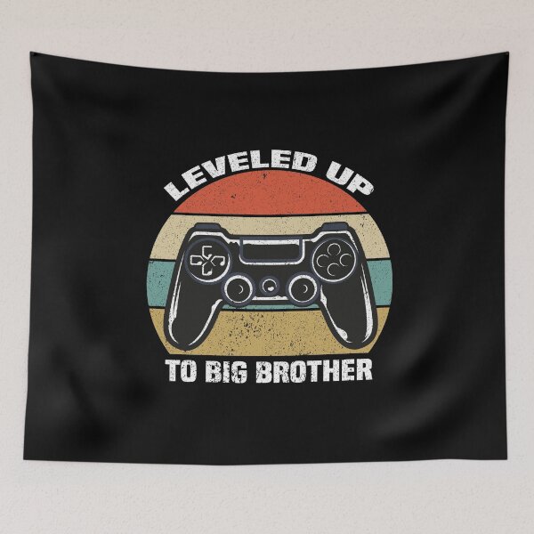 Item preview, Leveled Up to Big Bro.Big Brother Video Gamer Fun vintage designed and sold by justbejoker.