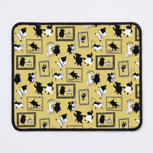Item preview, Piggy Pighouettes on Mustard designed and sold by Christine Philbrick.