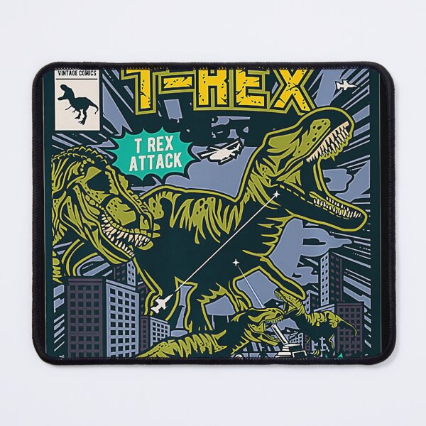 Item preview, TRe Dinosaur Attack Comic Book Retro Fantasy Cartoon Kids Premium  designed and sold by alarmbitter.