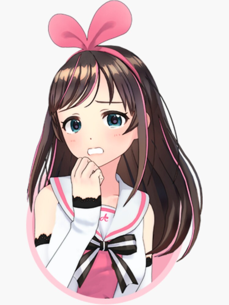 "KIZUNA AI VTUBER" Sticker For Sale By Aminelemihi96 | Redbubble