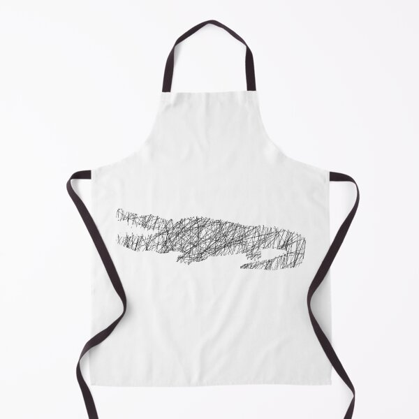 Item preview, Simple Crocodile Shape Art designed and sold by Heaven-Studio.