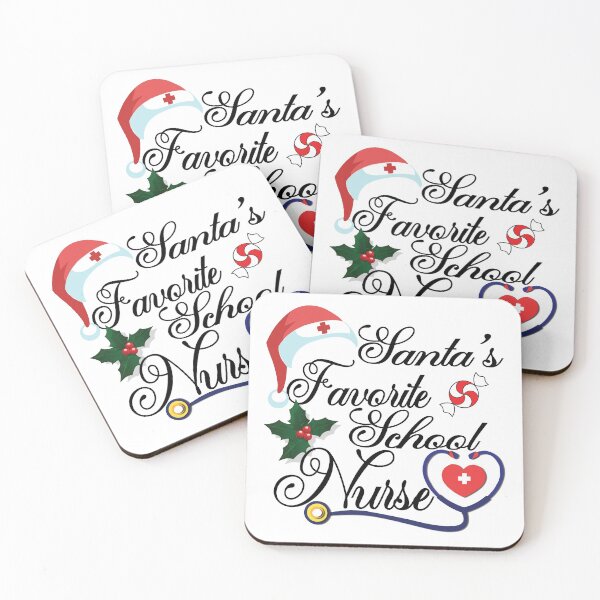 Item preview, Santas Favorite School Nurse Christmas  designed and sold by PinkPandaDesign.