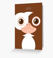 Gremlins Minimalist Series - Gizmo Greeting Card