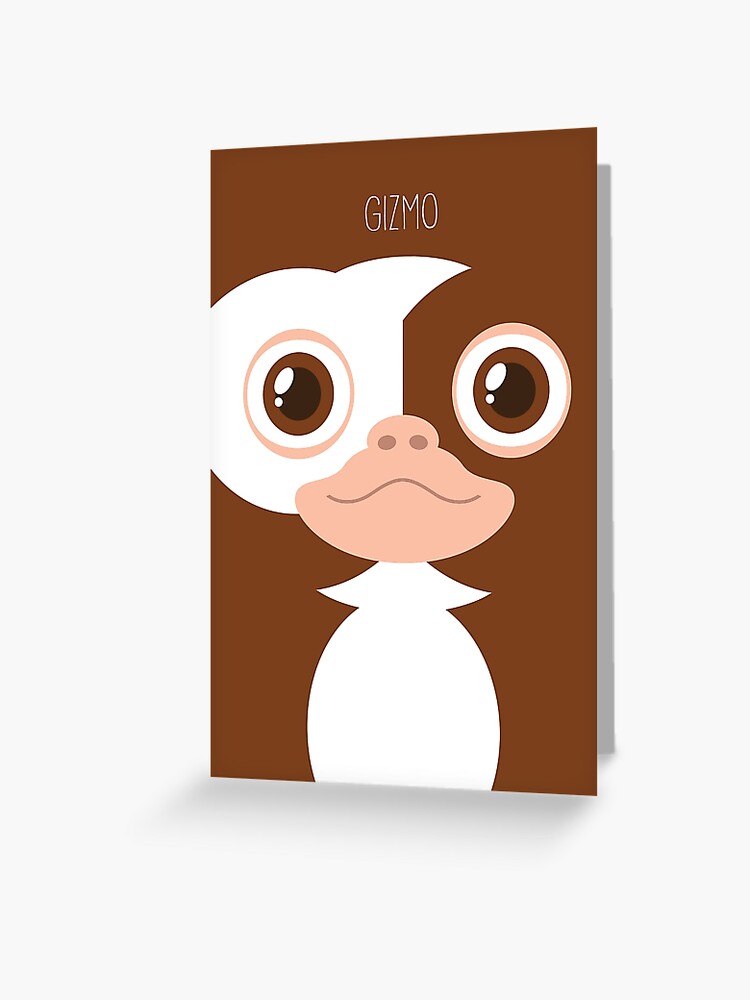 Gremlins Minimalist Series Gizmo Greeting Card By Fabriqueposters Redbubble