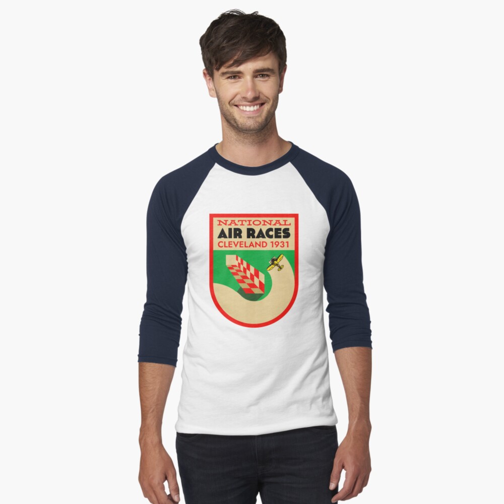 Item preview, Baseball ¾ Sleeve T-Shirt designed and sold by Aeronautdesign.