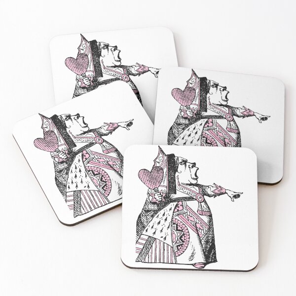 Item preview, Queen of Hearts Alice in Wonderland Pink designed and sold by Pixelchicken.