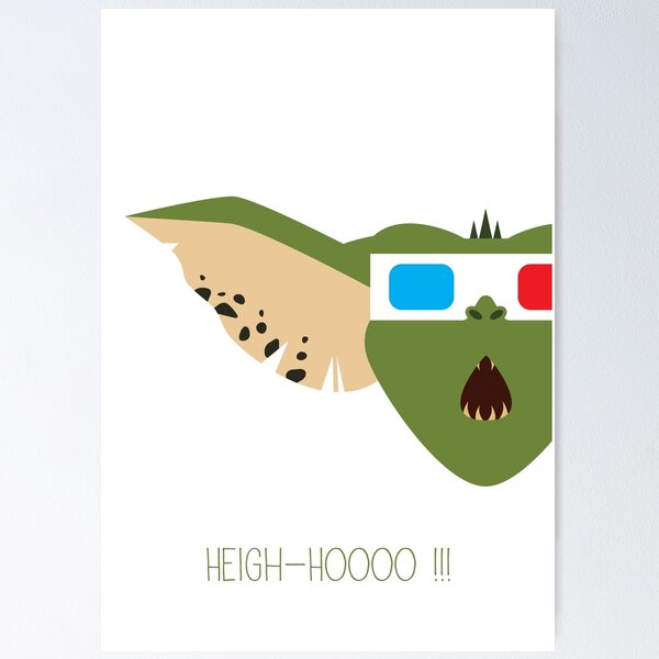 Item preview, Gremlins Minimalist Series - Gremlin 3D designed and sold by fabriqueposters.