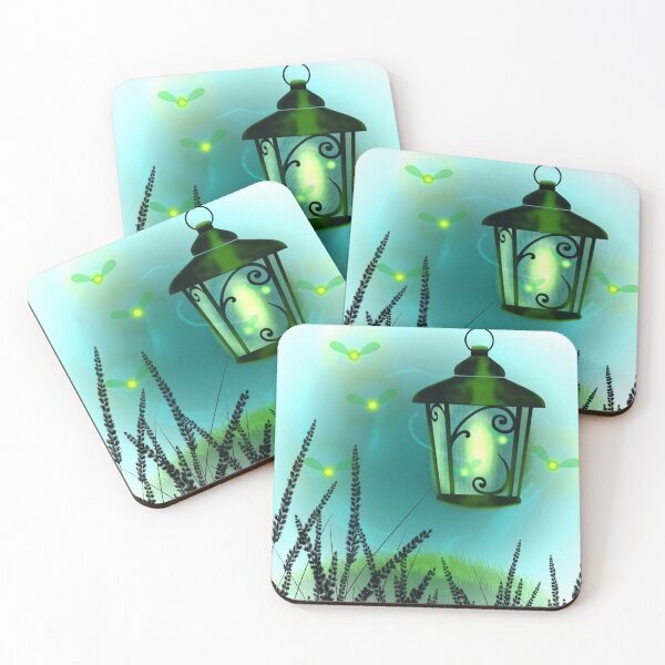 Item preview, Lantern and Fireflies designed and sold by mikaylart.