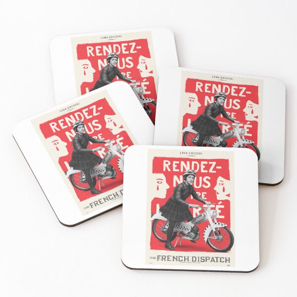 Item preview, The French Dispatch (Wes Anderson) Timothee Chalamet, Saoirse Ronan, Adrien Brody, Lyna Khoudri designed and sold by cinemartistic.