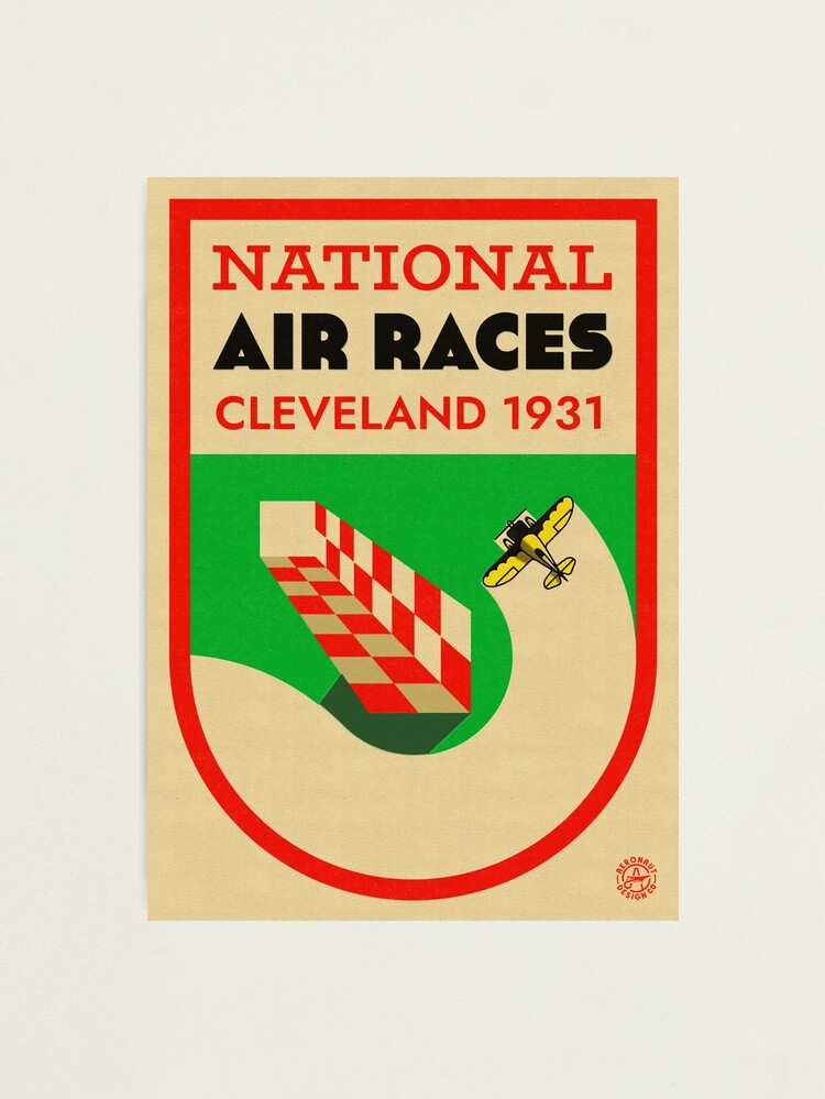 Alternate view of National Air Races Cleveland 1931 Vintage Print Photographic Print