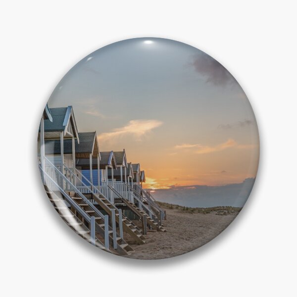 Item preview, Beach Hut Sunset at Wells North Norfolk designed and sold by dp-images.