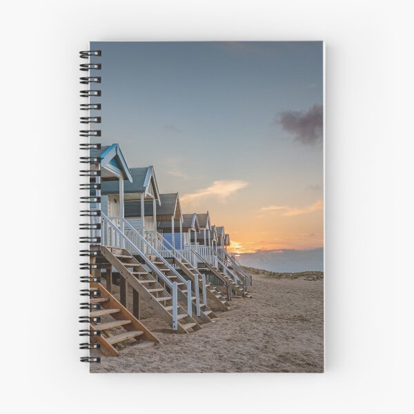 Item preview, Beach Hut Sunset at Wells North Norfolk designed and sold by dp-images.