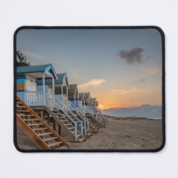 Item preview, Beach Hut Sunset at Wells North Norfolk designed and sold by dp-images.