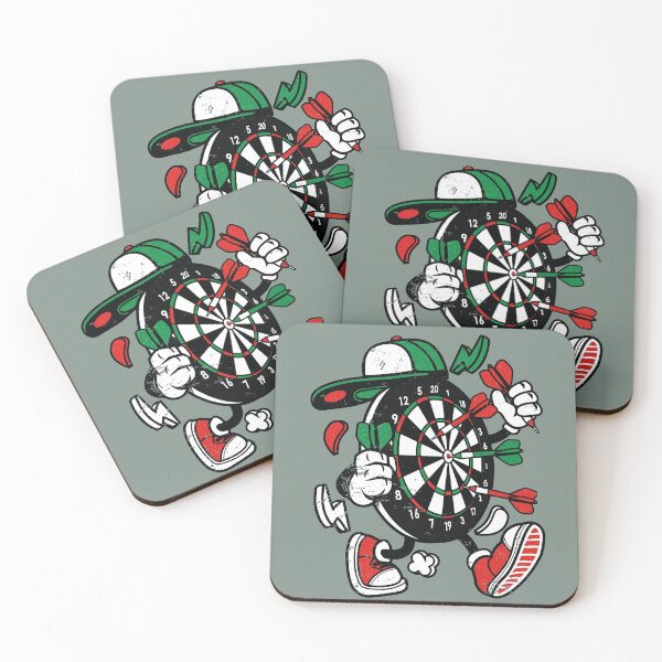 Item preview, Retro Darts Game Cartoon designed and sold by SoccaTamam.