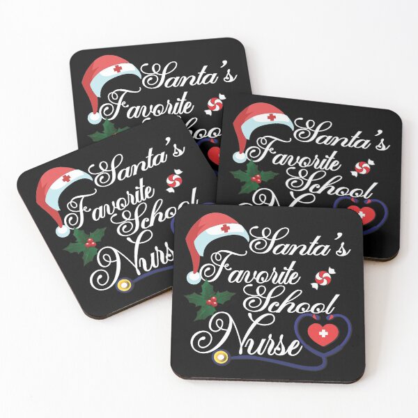 Item preview, Santas Favorite School Nurse Christmas  designed and sold by PinkPandaDesign.