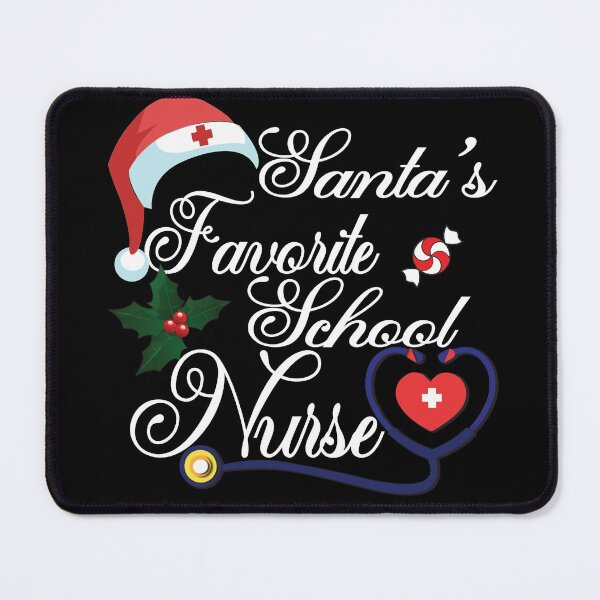 Item preview, Santas Favorite School Nurse Christmas designed and sold by PinkPandaDesign.