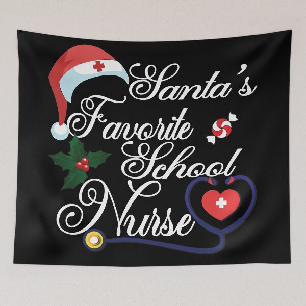 Item preview, Santas Favorite School Nurse Christmas  designed and sold by PinkPandaDesign.