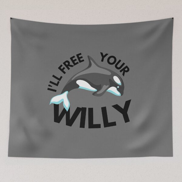 Item preview, Ill Free Your Willy - Funny Whale Innuendo Pick Up For Sea Animal Lovers designed and sold by Vegginitup.