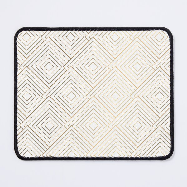 Item preview, White Gold Print Diamond Pattern designed and sold by SoccaTamam.