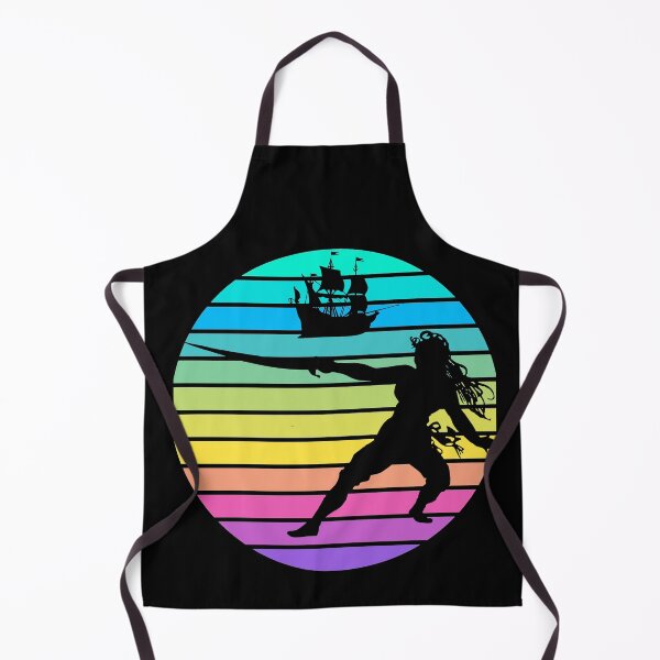 Item preview, Colorful pirate drawing on a colorful modern background designed and sold by Scopestor.