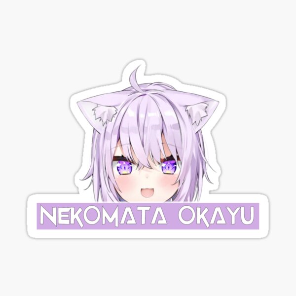 "NEKOMATA OKAYO VTUBER" Sticker For Sale By Aminelemihi96 | Redbubble