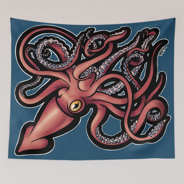 Item preview, Red Giant Squid Architeuthis designed and sold by RJKpoyp.