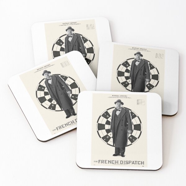 Item preview, The French Dispatch (Wes Anderson) Timothée Chalamet, Saoirse Ronan, Mathieu Amalric designed and sold by cinemartistic.