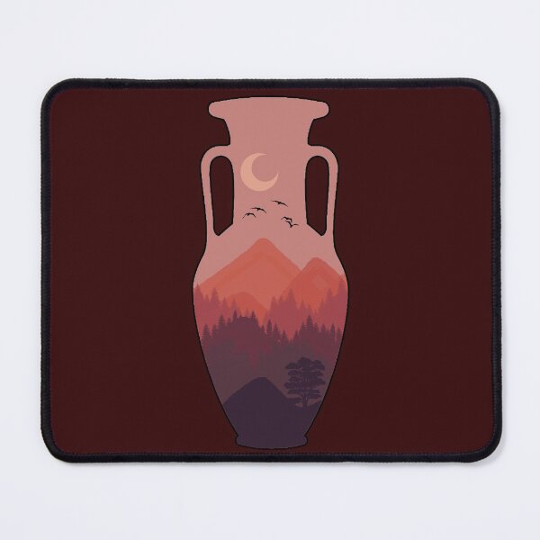 Item preview, Moonlit Sunset Landscape in an Urn designed and sold by PeachyLitchi.