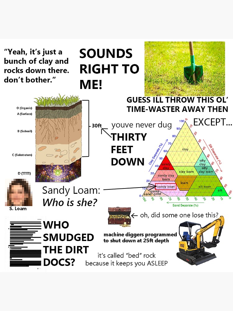 "Sandy Loam Who is She " Sticker by Glampe Redbubble