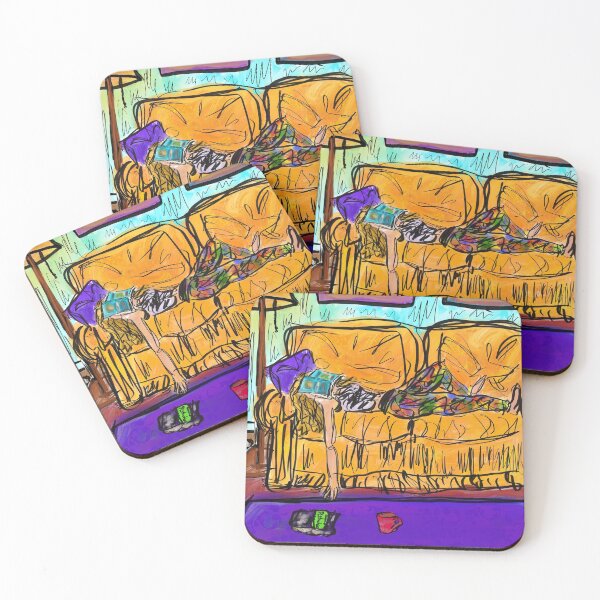 Item preview, reading on the couch  designed and sold by GabrieleBPrice.