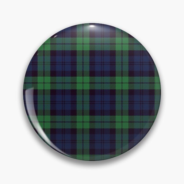 Item preview, Black Watch Blue Green and Black Plaid Scottish Military Tartan High Res 300 DPI designed and sold by MarikaJohnson.