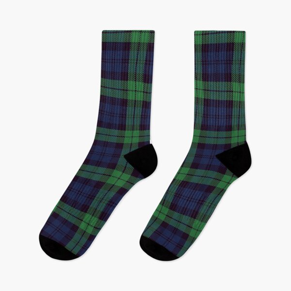 Item preview, Black Watch Blue Green and Black Plaid Scottish Military Tartan High Res 300 DPI designed and sold by MarikaJohnson.